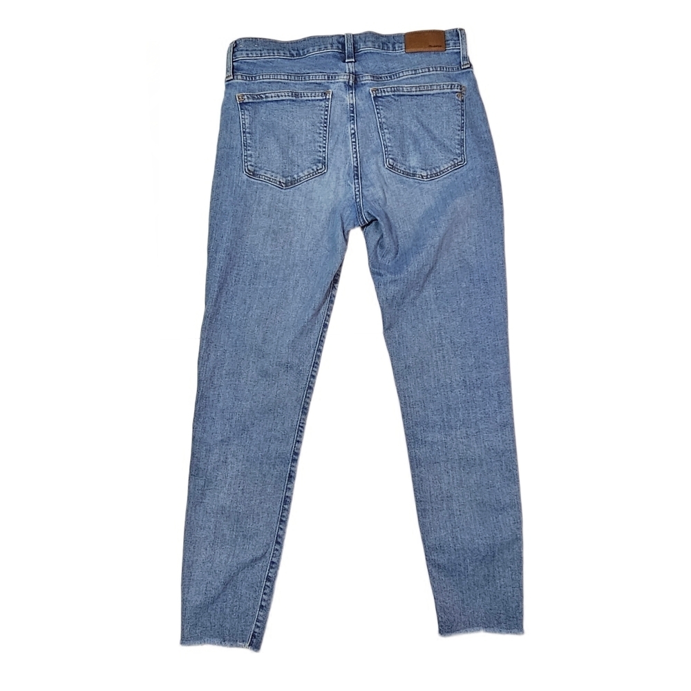 Madewell 9" Mid-Rise Skinny Women's Blue Jeans - Picture 6 of 10
